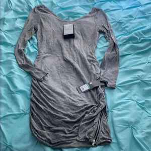 BNWT Mossimo Long Sleeved Dress w/Necklace